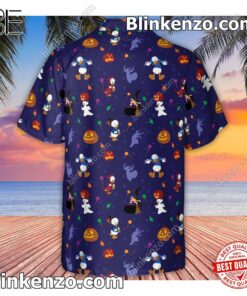 Print On Demand Donald Duck Spooky Month Halloween Men's Short Sleeve Shirt