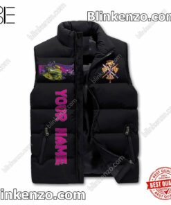 Free Donatello Teenage Mutant Ninja Turtles You Did Not Just Touch His Peanut Butter Personalized Cropped Puffer Jacket