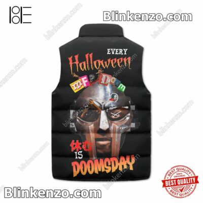 Drop Shipping Every Halloween Is Doomsday Mf Doom Quilted Vest