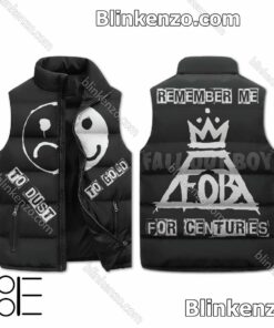 Fall Out Boy Remember Me For Centuries Winter Puffer Vest