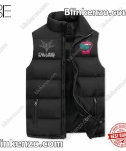 Where To Buy Falling In Reverse I'm A Popular Monster With Falling Apart Puffer Sleeveless Jacket