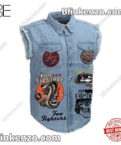 Luxury Foo Fighters I've Got Another Confession To Make Sleeveless Jean Jacket