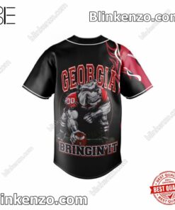 eBay Georgia Bulldogs Bringin' It Fire Ball Baseball Jersey