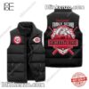 God First Family Second Then Cincinnati Reds Padded Puffer Vest