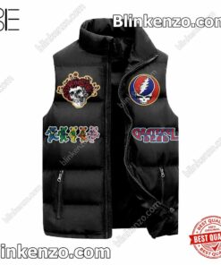Fast Shipping Grateful Dead The Bus Came By And I Got On That's When It All Began Quilted Vest