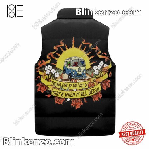 Discount Grateful Dead The Bus Came By And I Got On That's When It All Began Quilted Vest