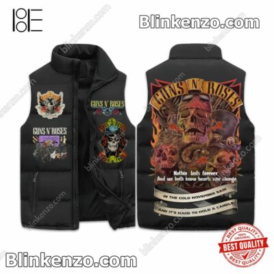 Guns N' Roses In The Cold November Rain Quilted Vest