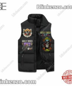 Hot Guns N' Roses In The Cold November Rain Quilted Vest