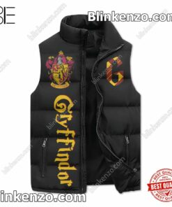 US Shop Harry Potter Gryffindor Courage Determination Bravery Puffer Sleeveless Jacket