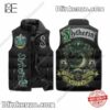 Harry Potter Slytherin Pride Cunning Ambition Puffer Sleeveless Jacket