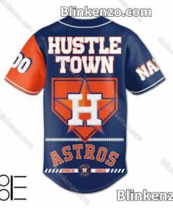 Free Houston Astros Hustle Town Personalized Baseball Jersey