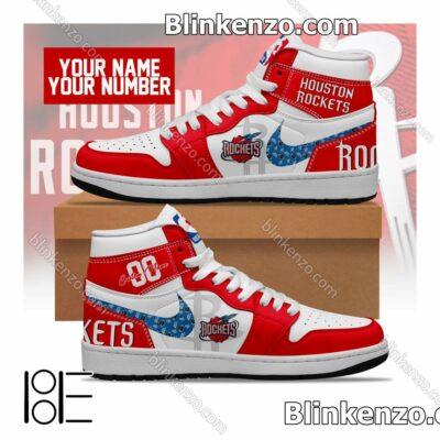 Houston Rockets NBA Air Jordan 1 High Shoes