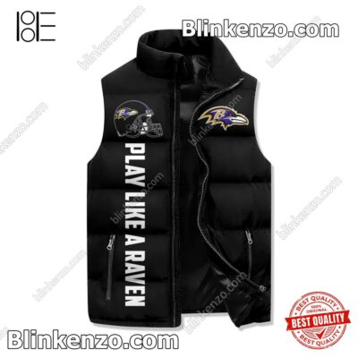 Esty I Am A Baltimore Ravens Fan Win Or Lose Padded Puffer Vest