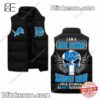I Am A Die Hard Detroit Lions Fan Your Approval Is Not Required Quilted Vest