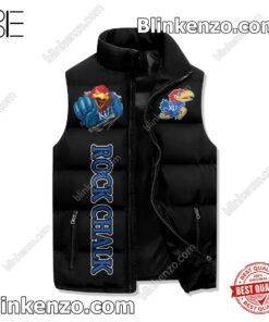 Adult I Am A Die Hard Jayhawks Fan Your Approval Is Not Required Winter Puffer Vest