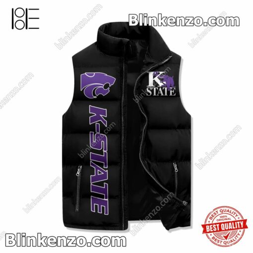 Adorable I Am A Die Hard Kansas State Wildcats Fan Your Approval Is Not Required Cropped Puffer Jacket