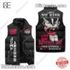 I Am A Die Hard Wisconsin Badgers Fan Your Approval Is Not Required Padded Puffer Vest