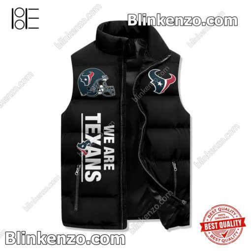 Fantastic I Am A Houston Texans Fan Win Or Lose Padded Puffer Vest