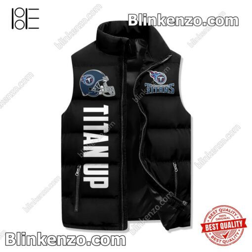 Free Ship I Am A Tennessee Titans Fan Win Or Lose Padded Puffer Vest