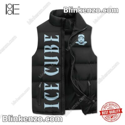 Ice Cube Roll Em In A Circle Of Niggas Men's Puffer Vest a