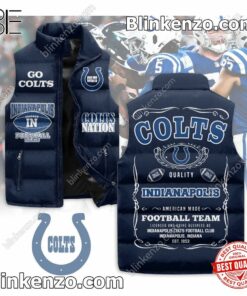 Indianapolis Colts Football Team Quilted Vest