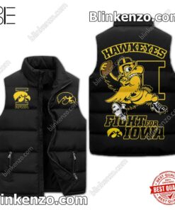 Iowa Hawkeyes Fight For Iowa Padded Puffer Vest