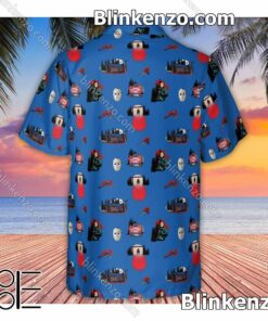 Great Quality Jason Voorhees Camp Crystal Lake Halloween Aloha Men's Shirt