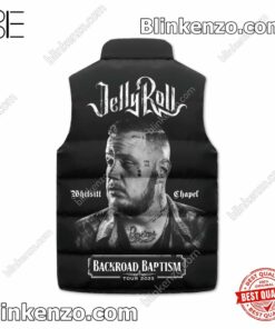 Best Jelly Roll Backroad Baptism Tour 2023 Quilted Vest