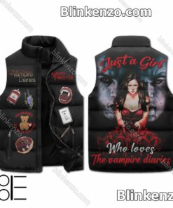 Just A Girl Who Loves The Vampire Diaries Winter Puffer Vest