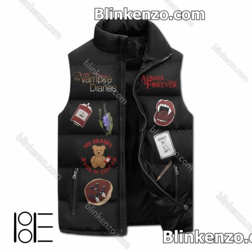 Sale Off Just A Girl Who Loves The Vampire Diaries Winter Puffer Vest