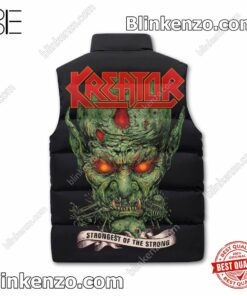 Handmade Kreator Strongest Of The Strong Cropped Puffer Jacket