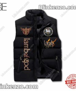 Fast Shipping Lamb Of God You Taught Me Hate I'll Teach You Fear Cropped Puffer Jacket