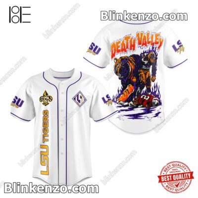Lsu Tigers Death Valley Baseball Jersey