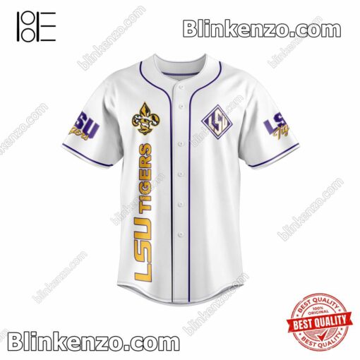 Fast Shipping Lsu Tigers Death Valley Baseball Jersey