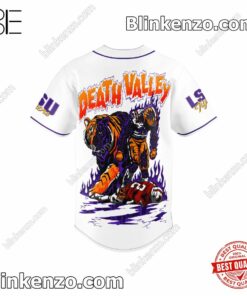 Gorgeous Lsu Tigers Death Valley Baseball Jersey