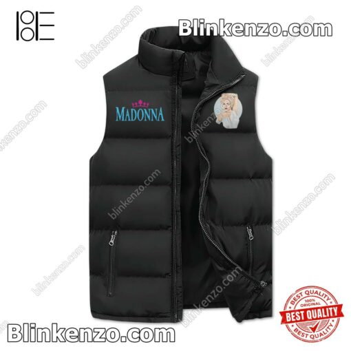 Madonna Music Can Be Such A Revelation Dancing Around Men's Puffer Vest a