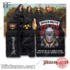 Megadeth Moving On Is A Simple Thing Cropped Puffer Jacket
