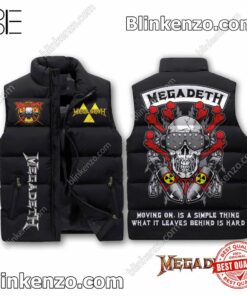 Present Megadeth Moving On Is A Simple Thing Cropped Puffer Jacket