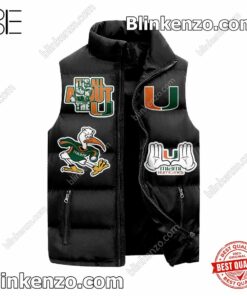 Us Store Miami Hurricanes It's All About The U Mascot Quilted Vest