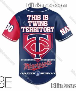 Only For Fan Minnesota Twins This Is Twins Territory Personalized Baseball Jersey