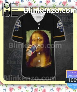 Top Selling Mona Lisa Drink Pabst Blue Ribbon Baseball Jersey