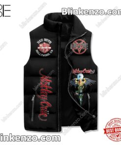 Top Rated Motley Crue Some Need The Power Sleeveless Puffer Vest Jacket