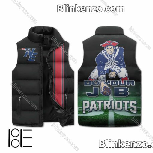 New England Patriots Do Your Job Winter Puffer Vest
