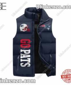 Official New England Patriots One Nation One Team Cropped Puffer Jacket