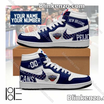 New Orleans Pelicans NBA Air Jordan 1 High Shoes