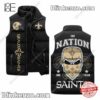 New Orleans Saints One Nation One Team Cropped Puffer Jacket