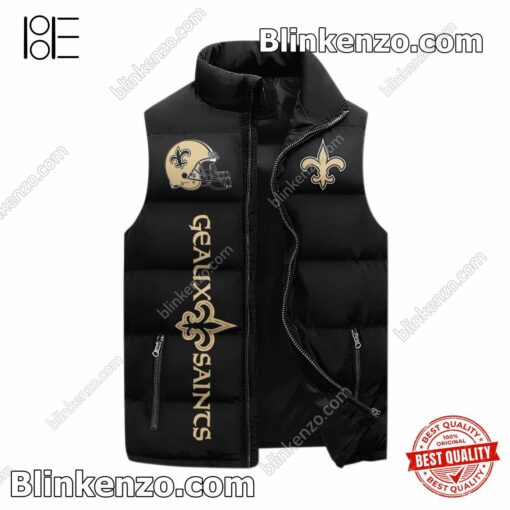 Amazon New Orleans Saints One Nation One Team Cropped Puffer Jacket