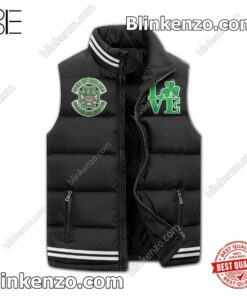 Esty Notre Dame Fighting Irish Here Come The Irish Sleeveless Puffer Vest Jacket