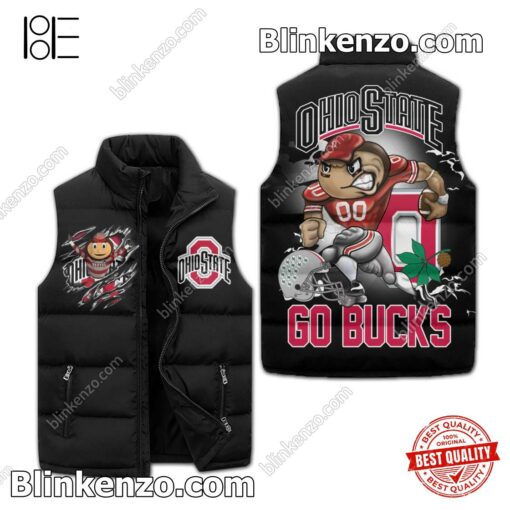 Ohio State Go Bucks Winter Puffer Vest