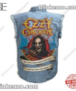 Best Gift Ozzy Osbourne Out Of Everything I've Lost Sleeveless Jean Jacket